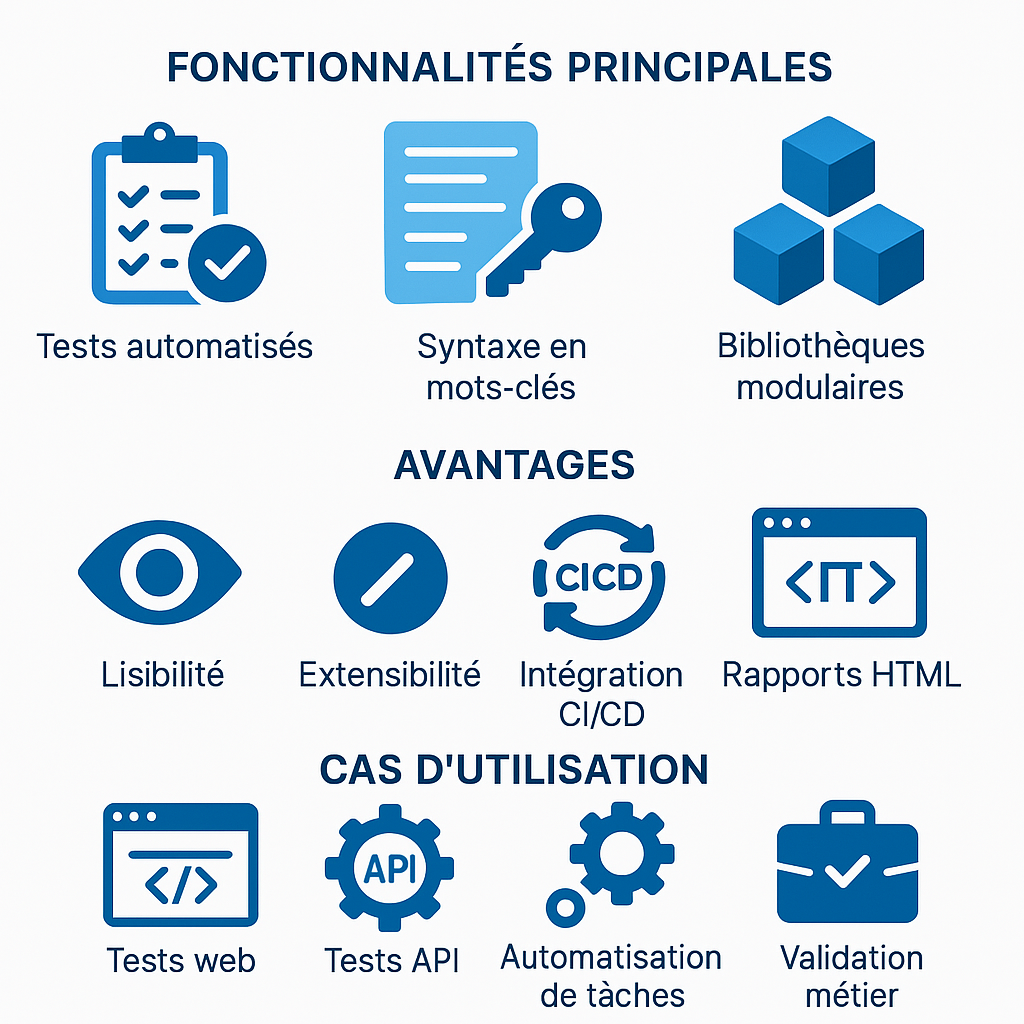Fonctionnalités de Robot Framework